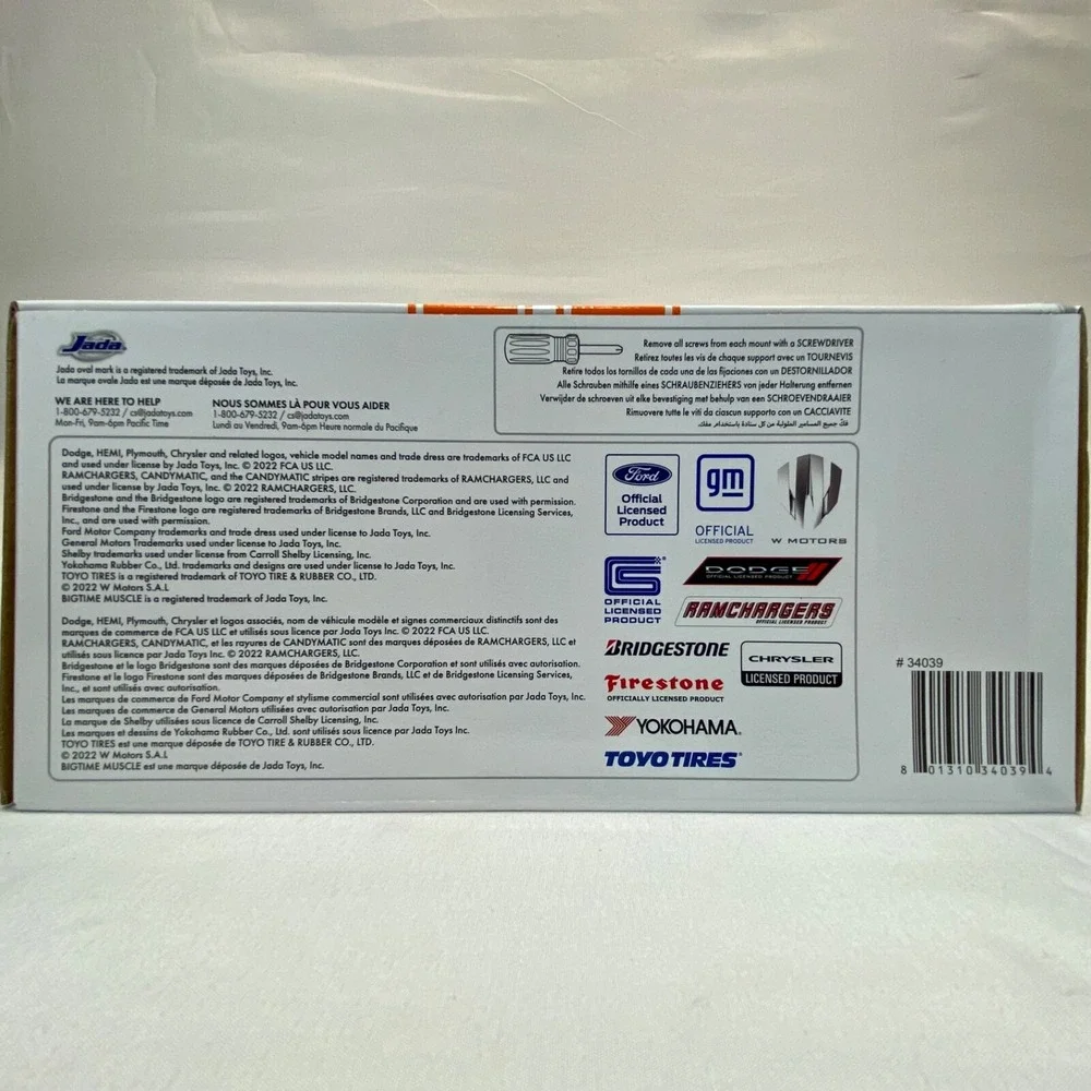 Jada 2010 Ford Mustang GT Big Time‎ Muscle 1:24 Die-cast Model Car NIP 2023 USA